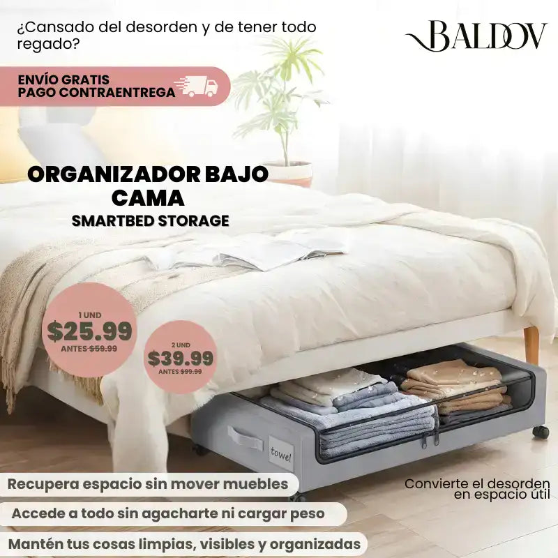 SmarBed Storage | Organizador Bajo Cama